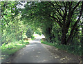 Un-named road south of Little Bodnash Farm in CO7 6XJ