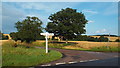 Road junction near Clavering, Essex in CB11 4PG