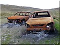Two Burnt Out Cars in ZE2 9QB