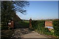 Entrance to Bottisham Heath Stud in CB8 0UL