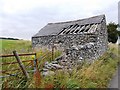 Tumbledown limestone shed near Middleton in Middleton and Smerrill