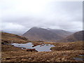 A wee lochan on the upper slopes of the Druim Beag. in PH33 7NP