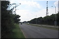 Communications mast by the Goldington Road in MK41 0HY
