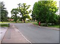 Churchill Way/Saddington Road junction in LE8 8DD