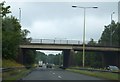 B5029 bridge (western) over A50 in ST11 9JG