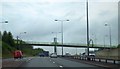 Footbridge over A50 west of Heron Cross in ST3 2DB