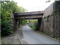 Railway bridge over North Road, Yate in BS37 7LQ