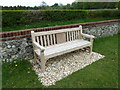 St Michael, Highclere: new bench in RG20 9RQ