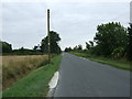 Minor road heading south in Thornton Le Fen