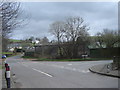 Road junction, Cat's Ash in NP18 2NR