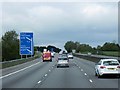 Northbound M40 Approaching Milton Common in OX9 7BE
