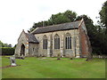 St Nicholas' church and graveyard, Brandiston in NR10 4PR