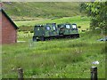 Articulated tracked vehicle at Hunthil Kennels in DD9 7UP