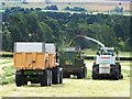Silage making at Forthill Farm in DD9 7QR