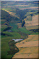 Lochan near Goddens and Pitroddie Den, from the air in PH2 7NU
