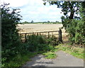Disused gate onto farmland in CV13 6BJ