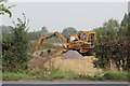 Diggers near Bulkington junction in SN12 6GE