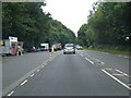 A148 lay-by at Gibbet Plantation in East Beckham