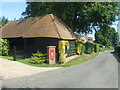 Post box at Petley House Farm, Little London in CM23 1BB