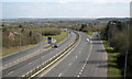 Bromsgrove Highway west of the cloverleaf junction, Redditch in B98 7ST