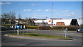 Roundabout south of superstores, Smallwood, Redditch in B98 7NR