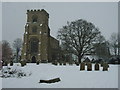 Wing Saxon Church Winter Time in LU7 0NX