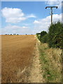 Footpath towards Ashbrook in MK43 0LT