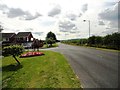 Road along the edge of Urpeth Grange in Ouston (County Durham)