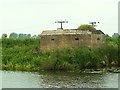 World War II pillbox beside the River Cam in CB7 5YG