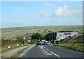Cornwall B3284 30mph limit Perranporth in TR6 0FB