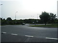Roundabout at junction 18 at Sandon in CM2 7AG