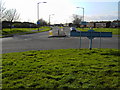 A view west from a roundabout in Yate, Bristol in BS37 8UL