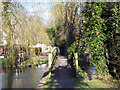 Footbridge over the River Till, Winterbourne Stoke in SP3 4SP