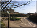 Junction of minor roads near Higher Eype in DT6 6AD