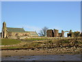 The Priory and church on Holy Island in TD15 2RX