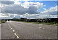The A71 heading south-west in Crindledyke