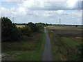 Cycle path on disused railway in LN6 4RY