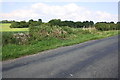 Remains of farm building on north side of Bedale Road in Akebar