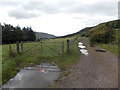 Gate to a field south of Roundhouse Farm Nantyglo in NP23 4QQ