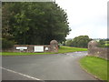 The entrance to Buckland Abbey in PL20 6EW