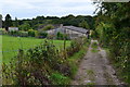 Looking down footpath to Home Farm in SP5 1PL