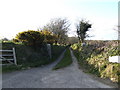 Farm track near Viscar in TR10 9EQ