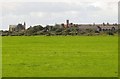 Looking across a field towards Rossall School in FY5 2LH