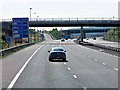Approaching Junction T4, M6 Toll Road in WS14 0PU