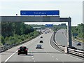 M6 Toll Road, Approaching Main Carriageway Toll Plaza, Southbound in WS14 0PW