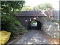 6' 3" headroom under Roseland Road railway bridge, Waunarlwydd in SA5 4SJ