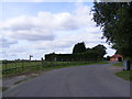 Church lane & footpath in NR10 4PR