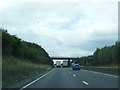 A180 westbound nearing Brocklesby Road bridge in DN39 6GA