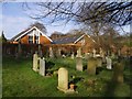 All Saints' school and churchyard, Compton in SO21 2AS
