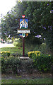 Horsford Village sign in NR10 3FF